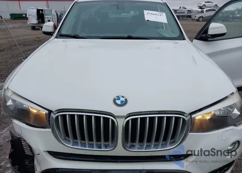 2016 BMW X3 Sdrive28I из США, поврежденный, VIN 5UXWZ7C57G0T43154
